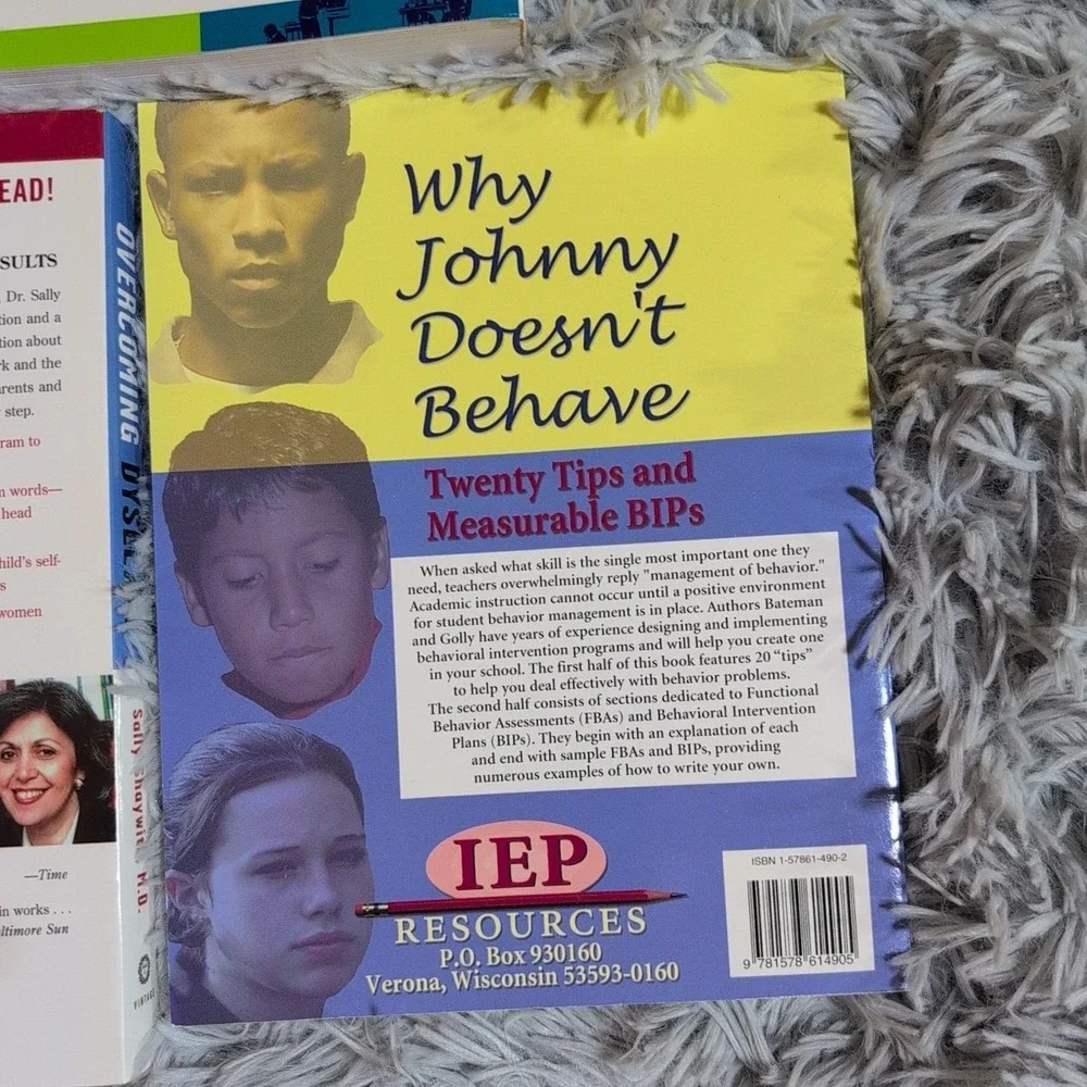 Lot Of 5 The Special Educator's Survival Guide Disabilities Behavioral‎ Dyslexia